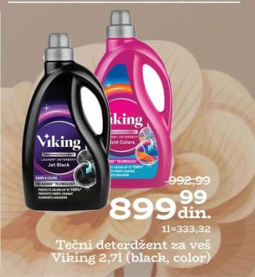 Tečni deterdžent za veš Viking 2,71 (black, color)