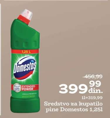 Sredstvo za kupatilo pine Domestos 1,25l