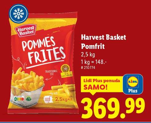 Harvest Basket Pomfrit
