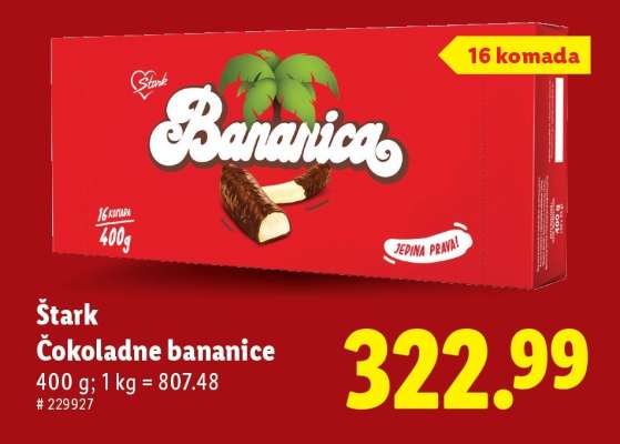 Štark Čokoladne bananice