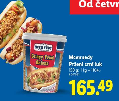 Mcennedy Prženi crni luk