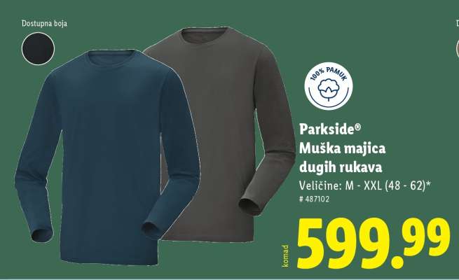 Parkside Muška majica dugih rukava