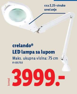 crelando® LED lampa sa lupom