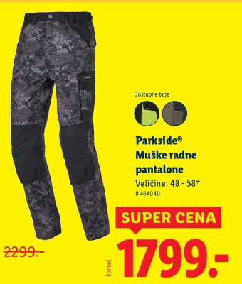 PARKSIDE Muške radne pantalone