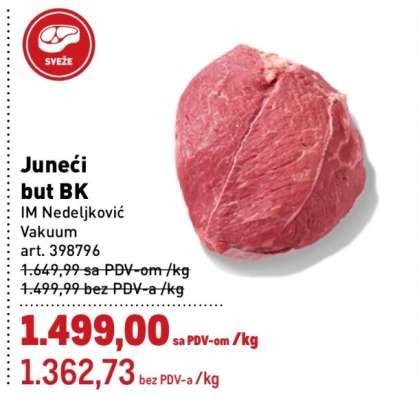Juneči but bk