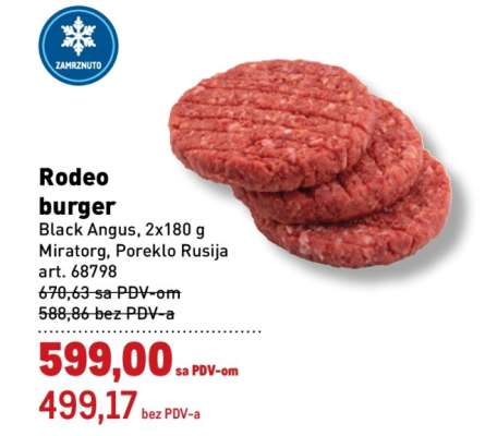 Rodeo burger