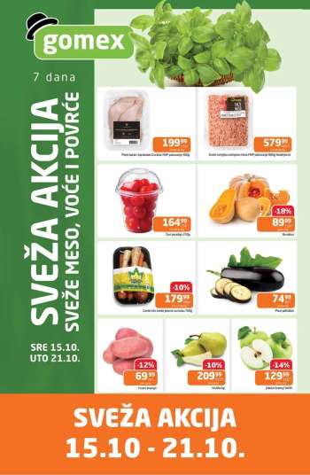 Gomex katalog - 15.10.2025 - 21.10.2025.