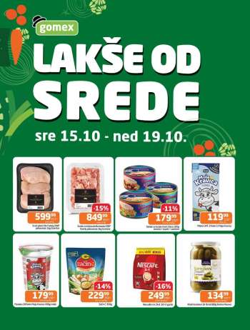 Gomex katalog - 15.10.2025 - 19.10.2025.