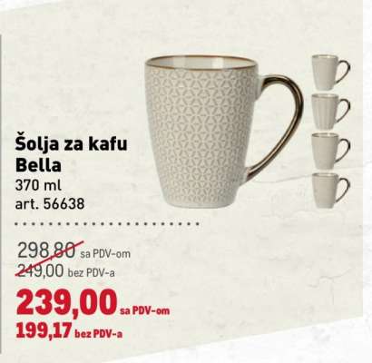 Šolja za kafu Bella