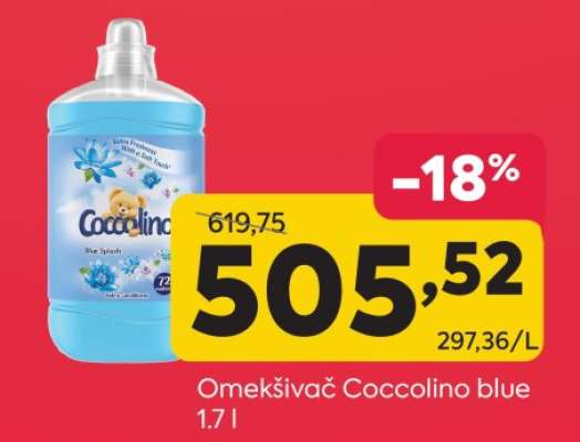 Omekšivač Coccolino blue 1.7 l