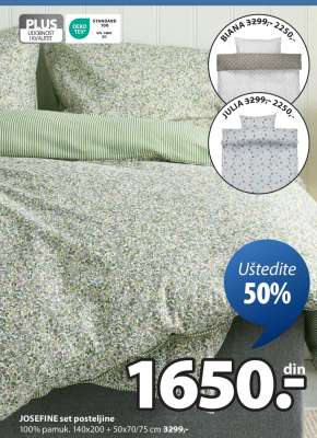 JOSEFINE set posteljine