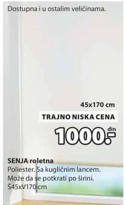 SENJA ROLETNA