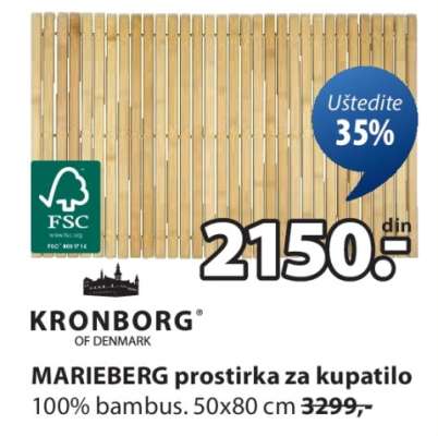 MARIEBERG PROSTIRKA ZA KUPATILO