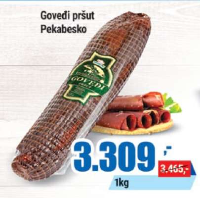 Govedi pršut Pekabesko