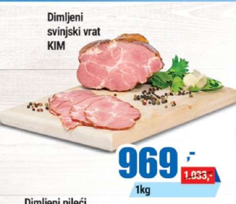 Dimljeni svinjski vrat KIM