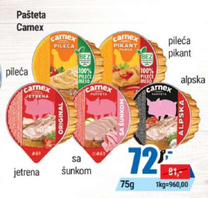 PAŠTETA CARNEX