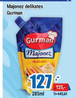 Majonez delikates Gurman