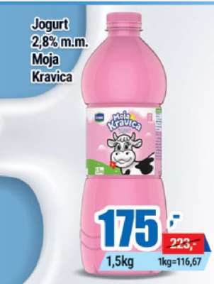 Jogurt 2,8% m.m. Moja kravica