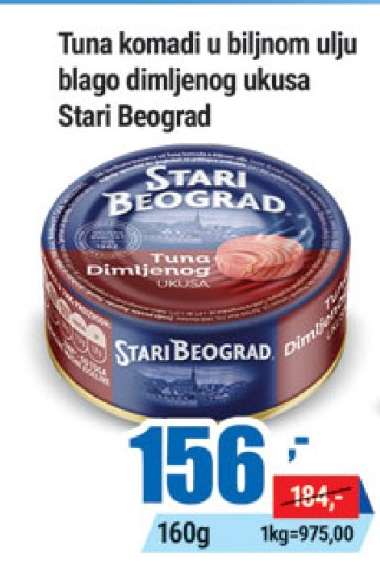 Tuna komadi u biljnom ulju blago dimljenog ukusa Stari Beograd