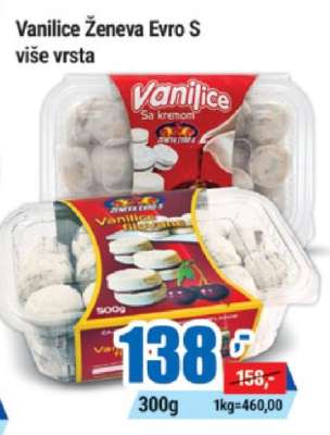 Vanilice Ženeva Evro S