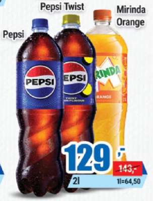 Pepsi, Pepsi Twist, Mirinda Orange
