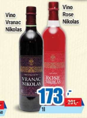 Vino Vranac Nikolas