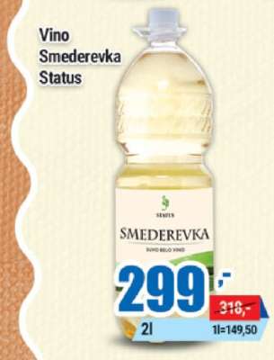 Vino Smederevka Status