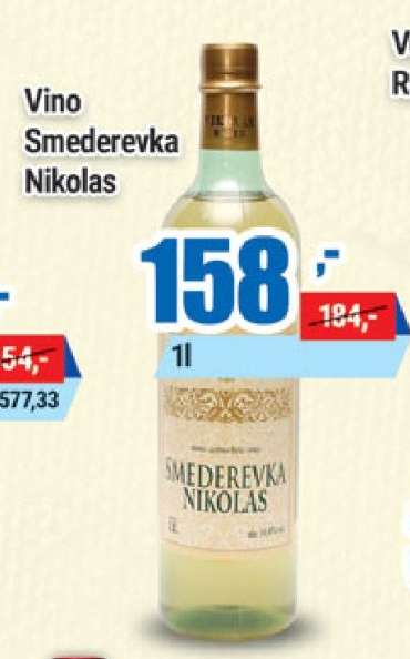 Vino Smederevka Nikolas