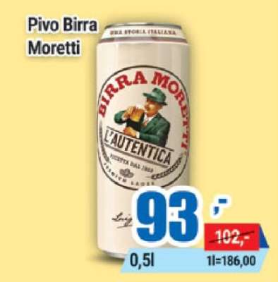 Pivo Birra Moretti