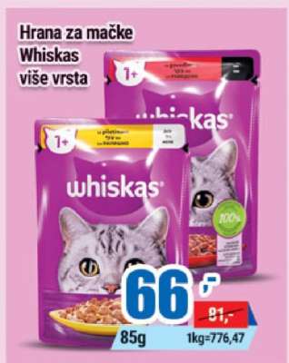 Hrana za mačke Whiskas više vrsta