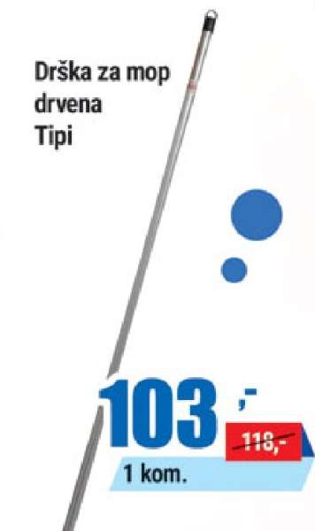 Drška za mop drvena Tipi