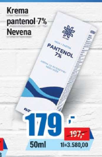 Krema pantenol 7% Nevena