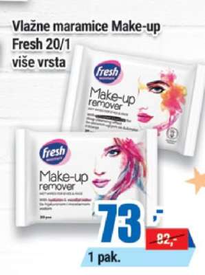 Vlažne maramice Make-up Fresh 20/1