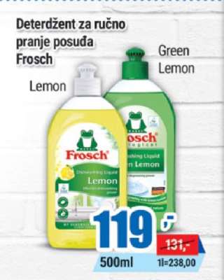 Deterdžent za ručno pranje posuđa Frosch