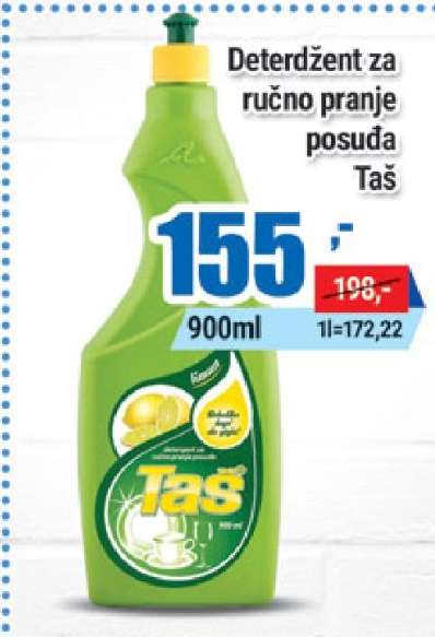 Deterdžent za ručno pranje posuđa Taš