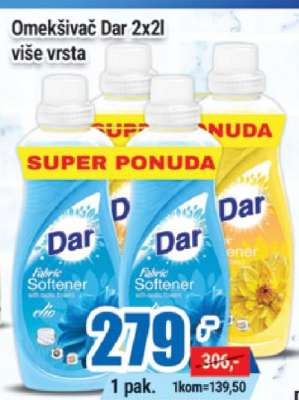 Omekšivač Dar 2x2l