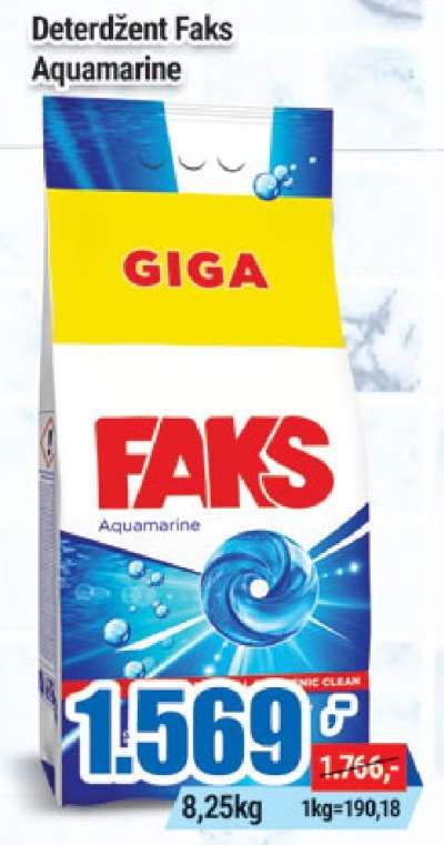 Deterdžent Faks Aquamarine