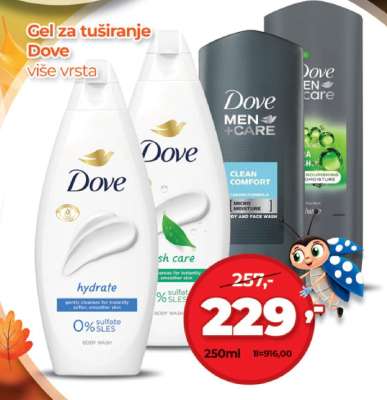 Gel za tuširanje Dove
