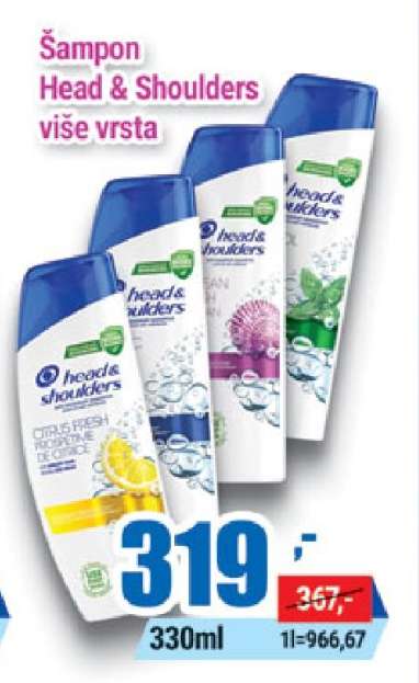Šampon Head & Shoulders više vrsta