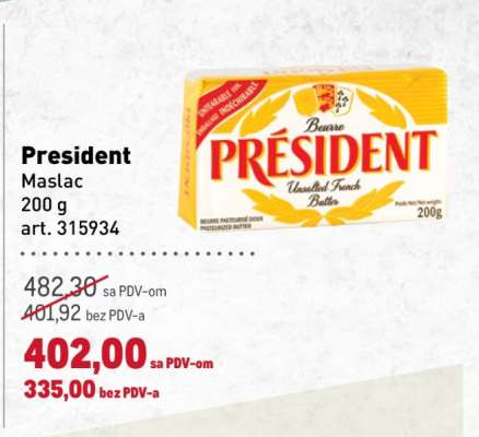 President maslac