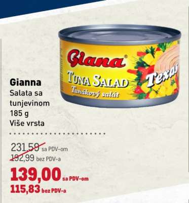 Gianna Tuna Salad