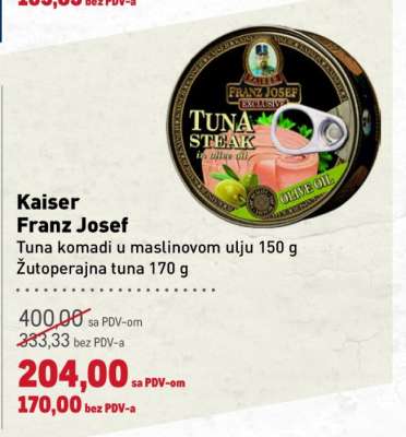 Kaiser Franz Josef Tuna