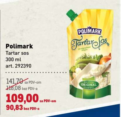Polimark Tartar sos