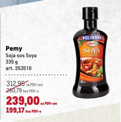 Pemy Soja sos Soya