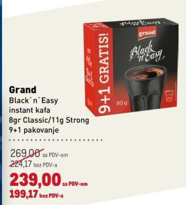 Grand Black `n` Easy instant kava