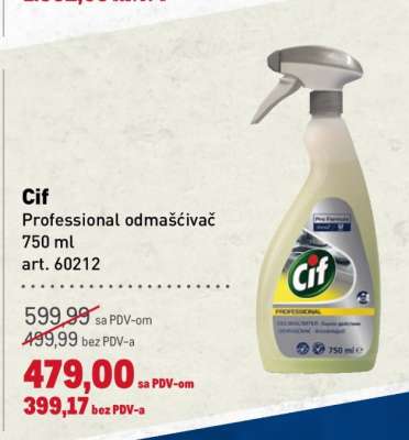 Cif Professional odmašćivač