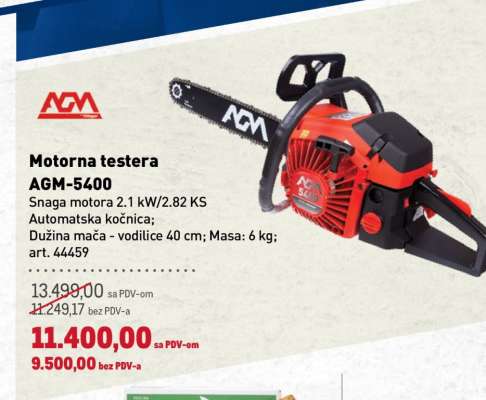 Motorna testera AGM 5400