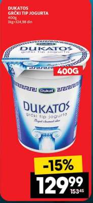 Dukatos Grčki tip jogurta