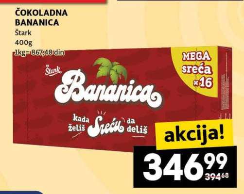 ČOKOLADNA BANANICA
