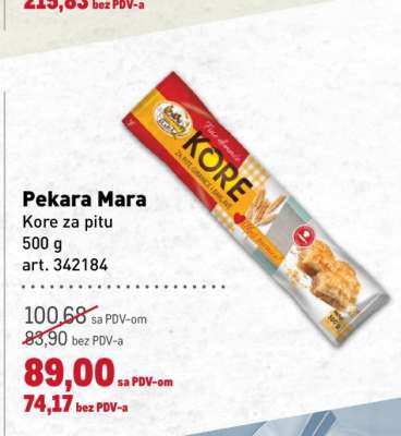 Pekara Mara Kore za pitu